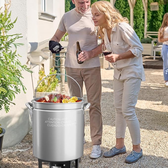 Bonnlo 82QT Stainless Steel Stock Pot - Image 7