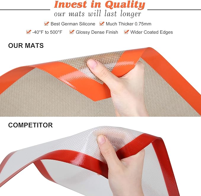 Silicone Baking Mats for Quarter Sheet - Image 4