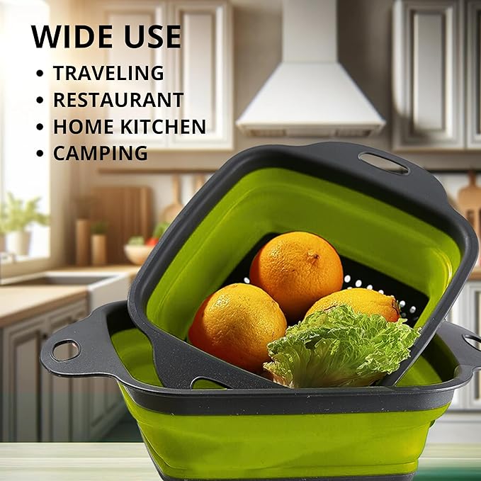 Square Collapsible Colander - Image 9