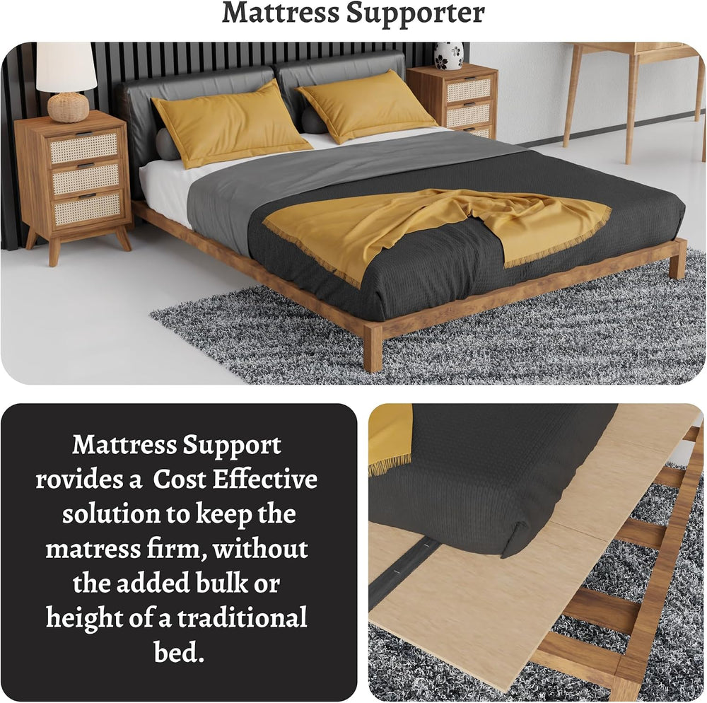 Nutan, Folding Bunkie Board – Low-Profile 74″ x 53″ Mattress Support Platform...
