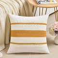 Fancy Homi Set of 1 Mustard Yellow Fall Decorative Throw Pillow Cover 20x20 Inch by Fancy+Homi