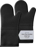 Restaurantware 2-Piece Silicone Oven Mitts Set 1 Case of 13.98 x 7.28 x 1.57 by Restaurantware