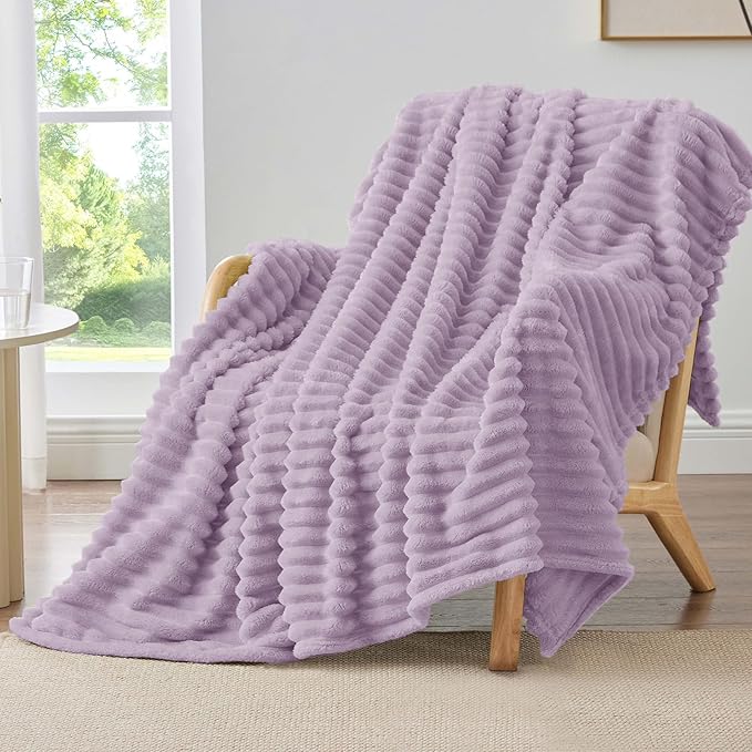 BEDELITE Twin Blanket for Couch & Bed, 300GSM Soft & Warm Fleece Blanket by BEDELITE