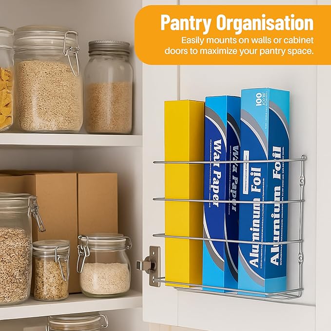 Evelots Kitchen Wrap Organizer - Image 8