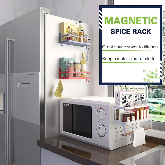 Magnetic Spice Rack, Strong Magnetic Shelf - Image 5