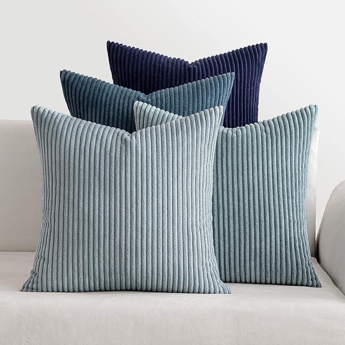 MIULEE Summer Throw Pillow Covers 24x24 Inch Set of 4 Western Neutral by MIULEE