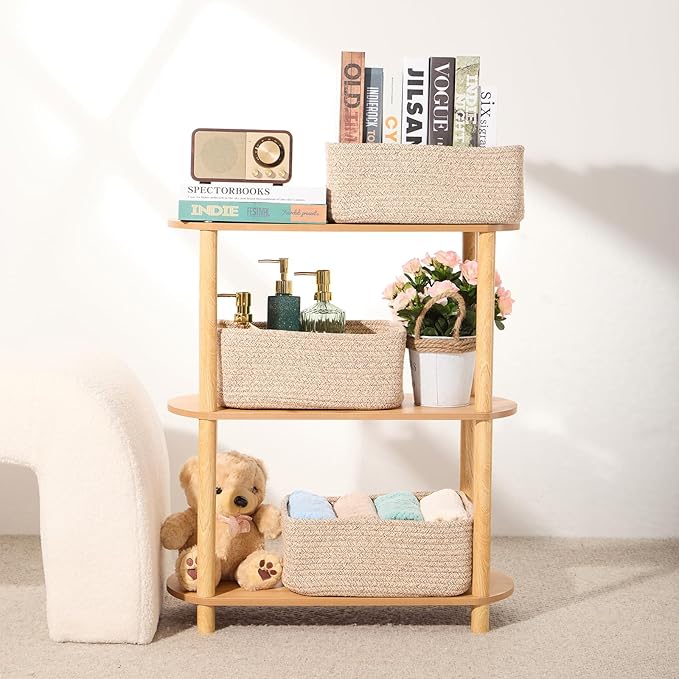 MiniArk Small Storage Baskets for Organizing | Closet Organizer Bins | Shelf - Image 6
