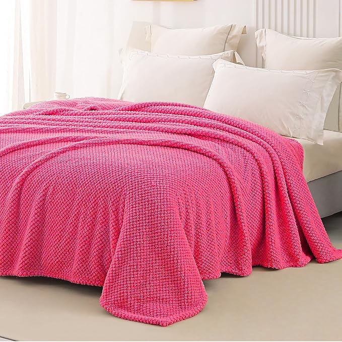 Whale Flotilla Queen Size Fuzzy Fleece Blanket - Image 4