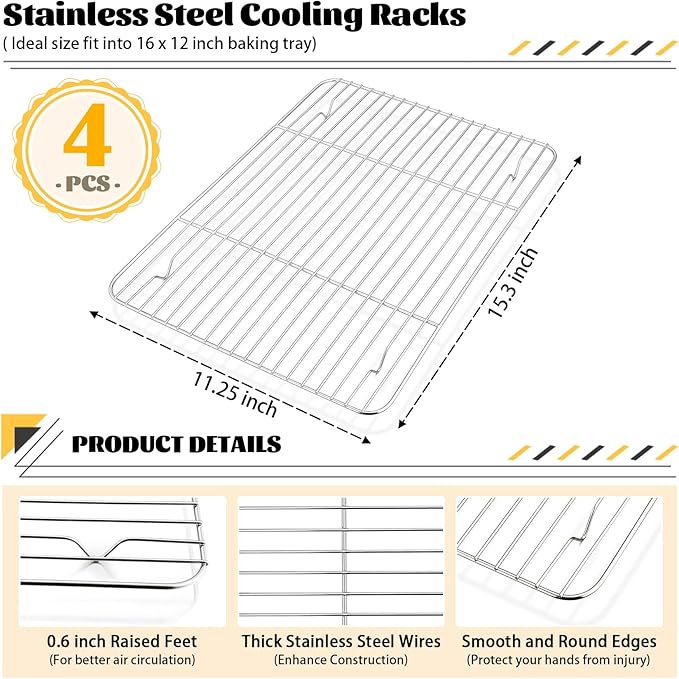 P&P CHEF Baking Cooling Rack Set - Image 2