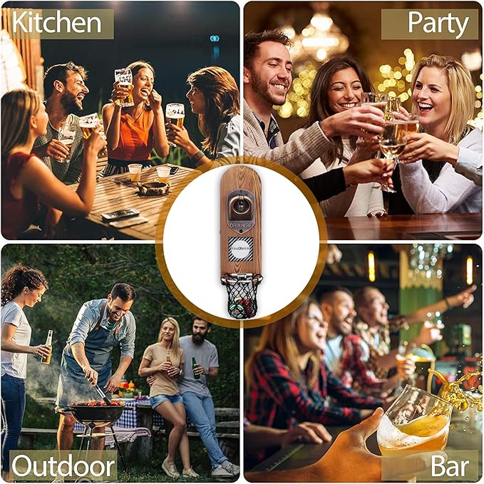 Beer Bottle Openers with DIY Ink Screen, Traceless Bottle Opener Wall Mounted - Image 7