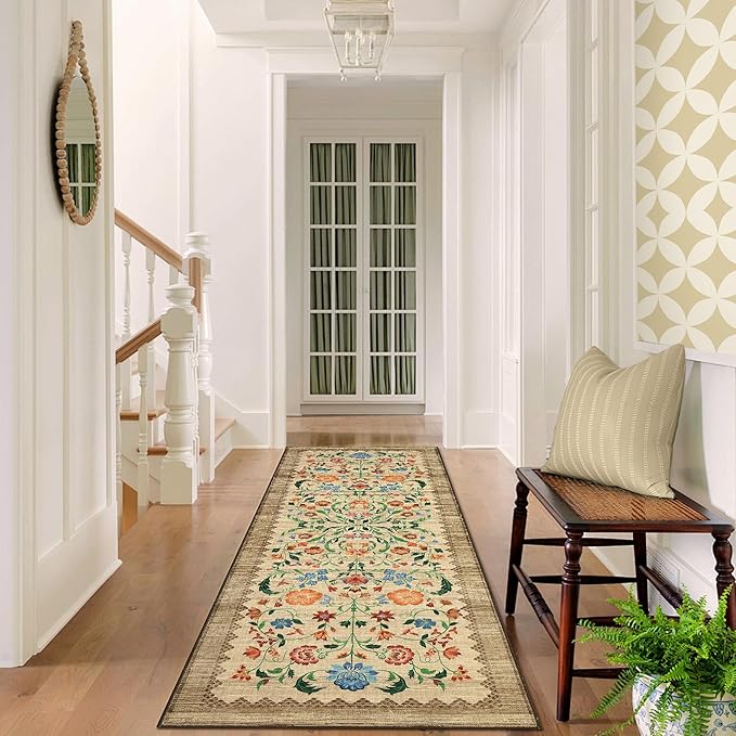 GarveeHome Floral Rug 2x6 Runners - Image 3