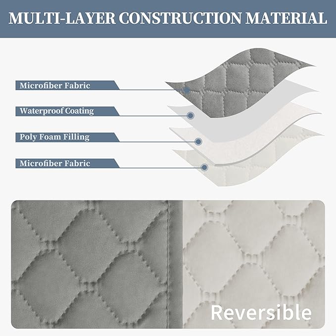 ISSUNTEX Double Protection 100% Waterproof Recliner Covers - Image 4