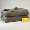 Highly Absorbent & Quick-Dry Organic Cotton Bath Towels, Soft & Lightweight, Made in Japan, Oeko-Tex Class 1 Certified, 28 x 53 inch, OliveGreen, Pack of 2 – Proof of Purity