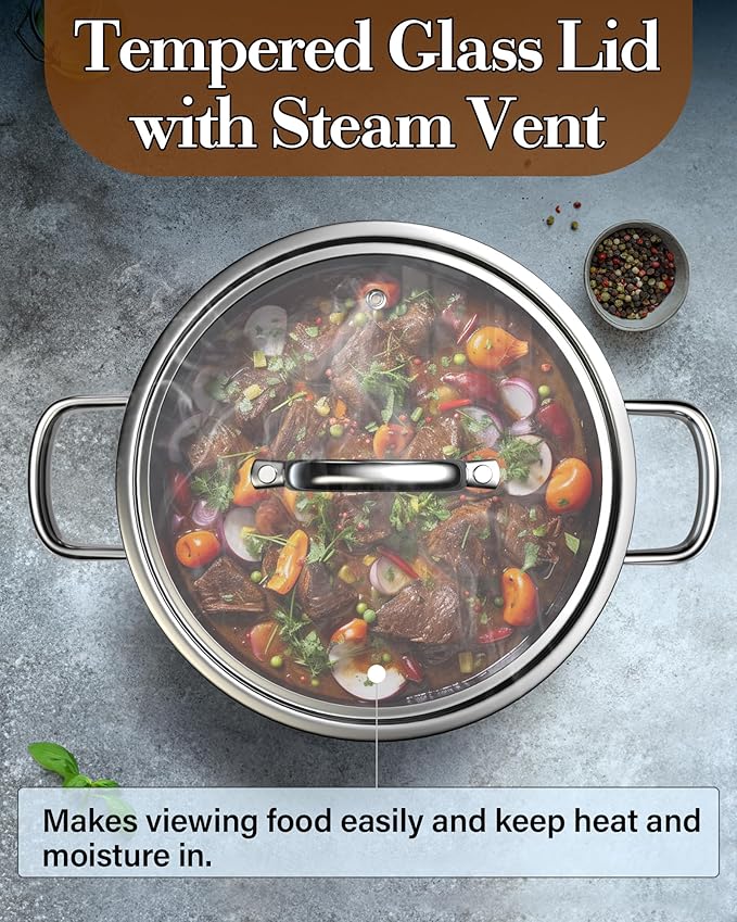 Cook N Home Stainless Steel Stockpot - Image 5