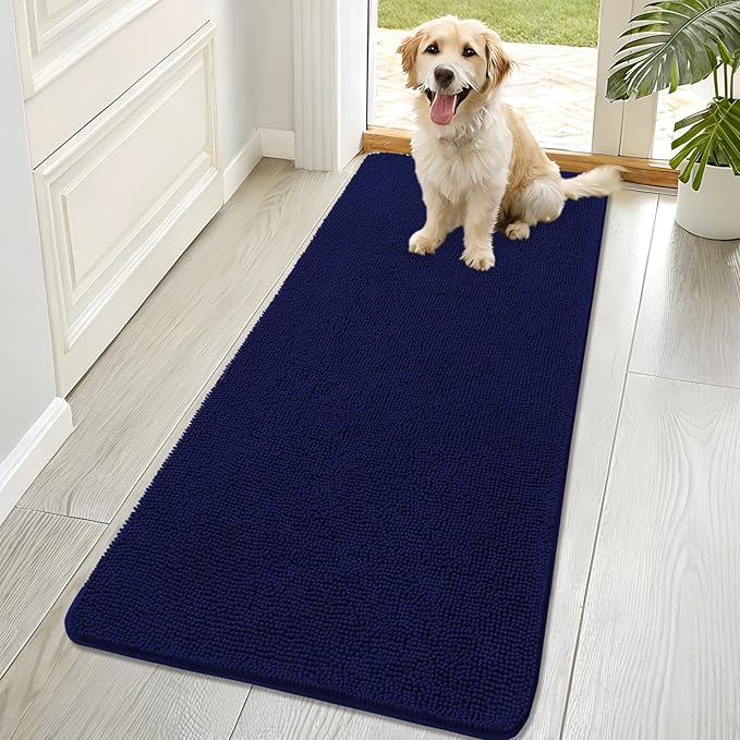 OLANLY Dog Door Mat for Muddy Paws 70x32, Absorbs Moisture and Dirt, Absorbent by OLANLY