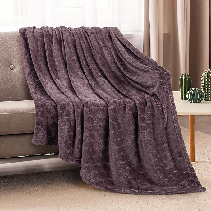 TOONOW Fleece Bed Blanket King Size 90x108 inches, Super Soft Fluffy Fuzzy - Image 3