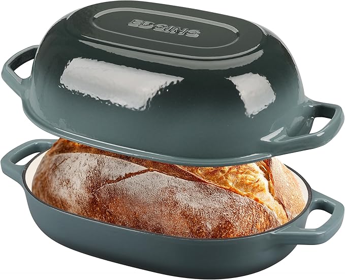 EDGING CASTING Enameled Cast Iron Oval Dutch Oven Pot - Image 3