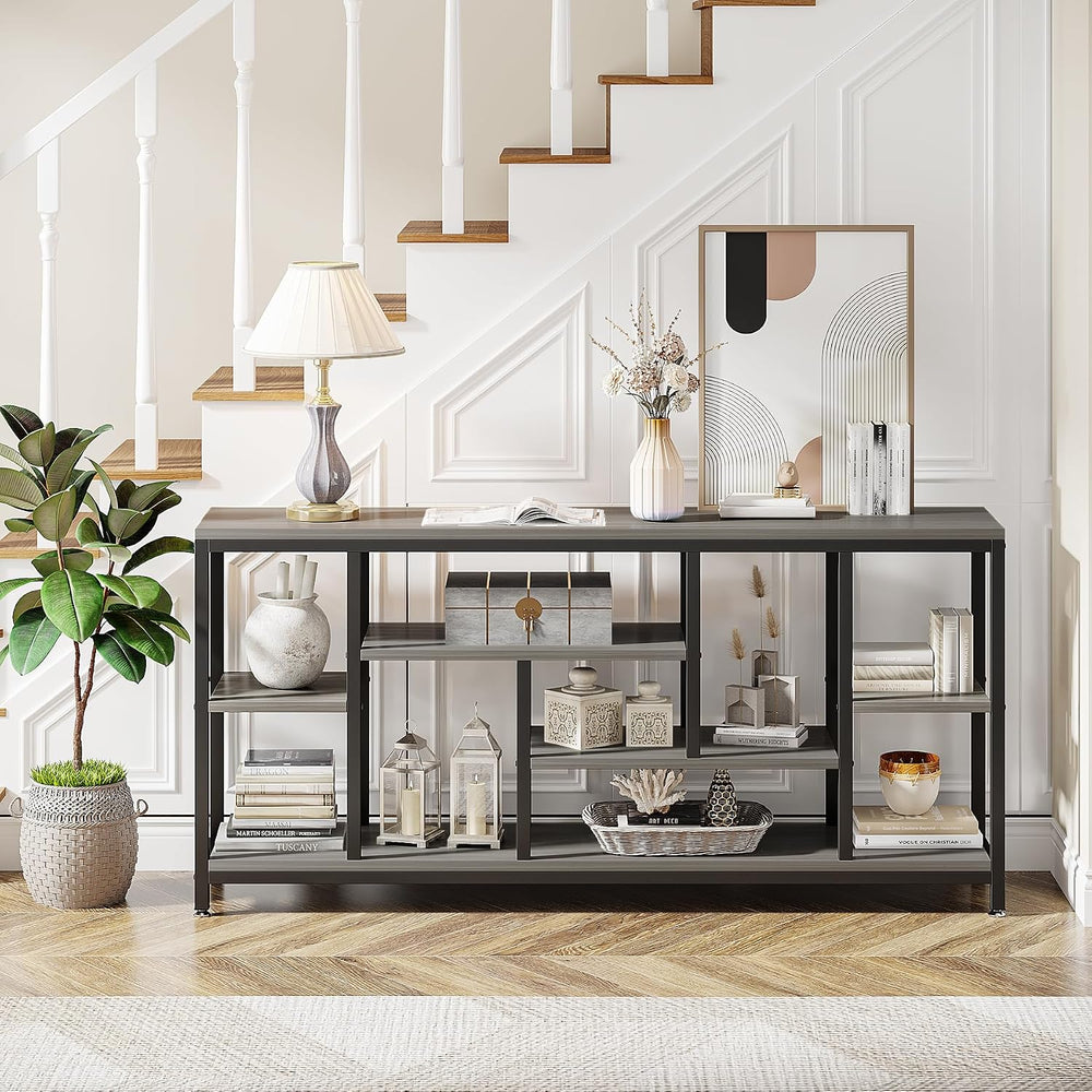 Tribesigns Console Sofa Table, 70.9 inch Extra Long Console Table Behind Couc...