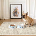 2x3 Washable Rugs for Kitchen, Powder Room Small Area Rug Non-Slip Vintage Low by Soalmost