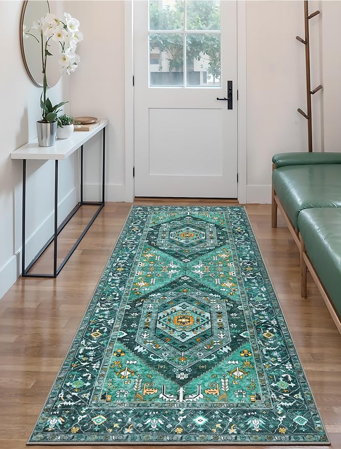 SERISSA Boho Kitchen Runner Rug, 3x7 Washable Non-Slip Runner Rug - Image 5