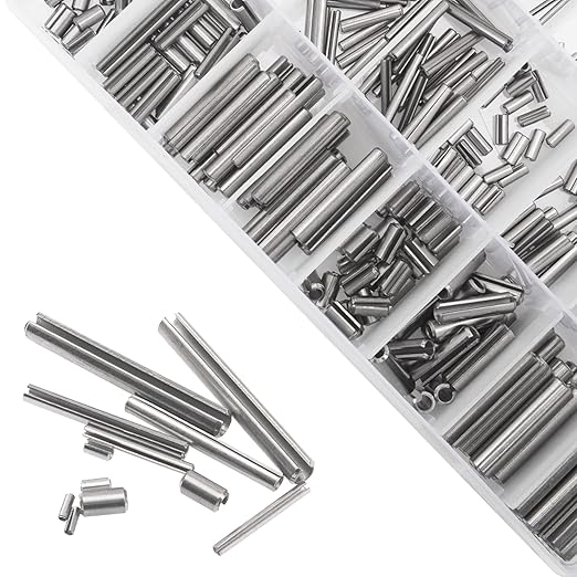 440Pcs 304 Stainless Steel Slotted Spring Pin Assortment Kit, M1.5 M2 M2.5 M3 - Image 3