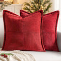 MIULEE Decorative Euro Sham Throw Pillow Covers by MIULEE