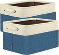 BALEINE 2 Pack Fabric Closet Storage Bins by BALEINE