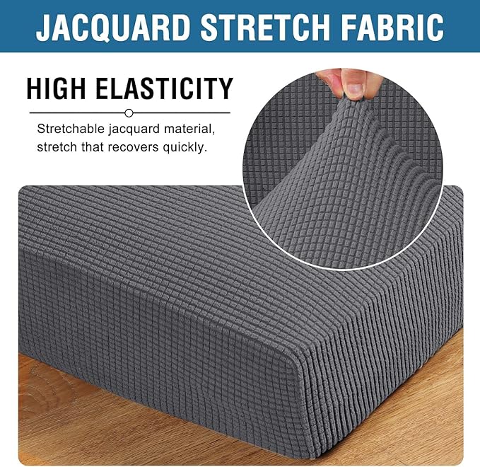H.VERSAILTEX Super Stretch Individual Chaise Cover Sectional Couch Covers - Image 4