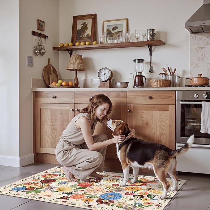 2x5 Entryway Runner Rugs, Non Slip Washable Rugs