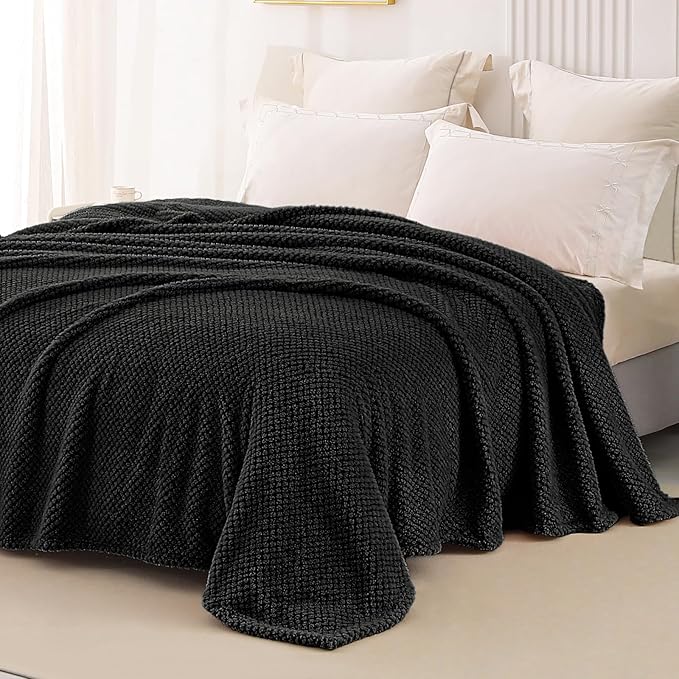 Whale Flotilla Twin Size Fuzzy Fleece Blanket - Image 4