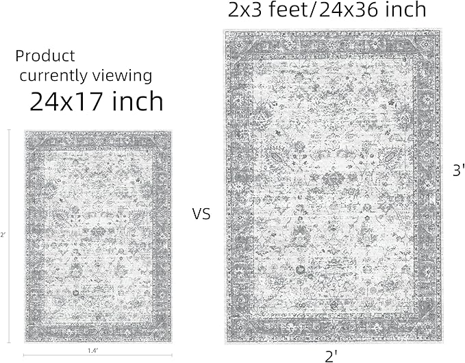 Area Rugs 24x17 Inch Home Decor Entry Rug, Small Door Mat Bath Mats - Image 2