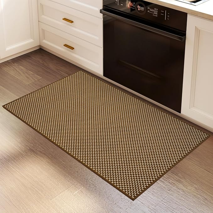YDKGL 2x3 ft Indoor Door Mat Entryway Rug Non Slip Boho Woven Washable Small - Image 2