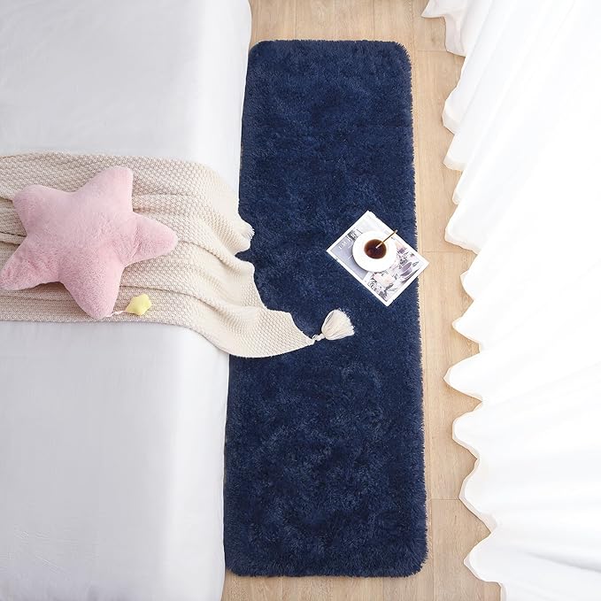 Chicrug Soft Runner Rugs for Bedroom Living Room Plush Fluffy Rug 3x10 Feet - Image 5