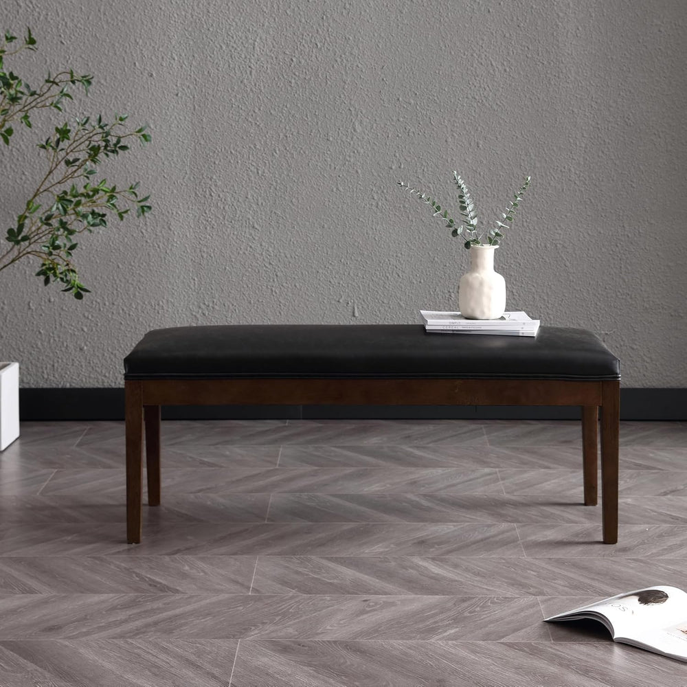 LZAREAL Upholstered Entryway Bench Modern Shoe Benches for Hallway Porch Bedr...