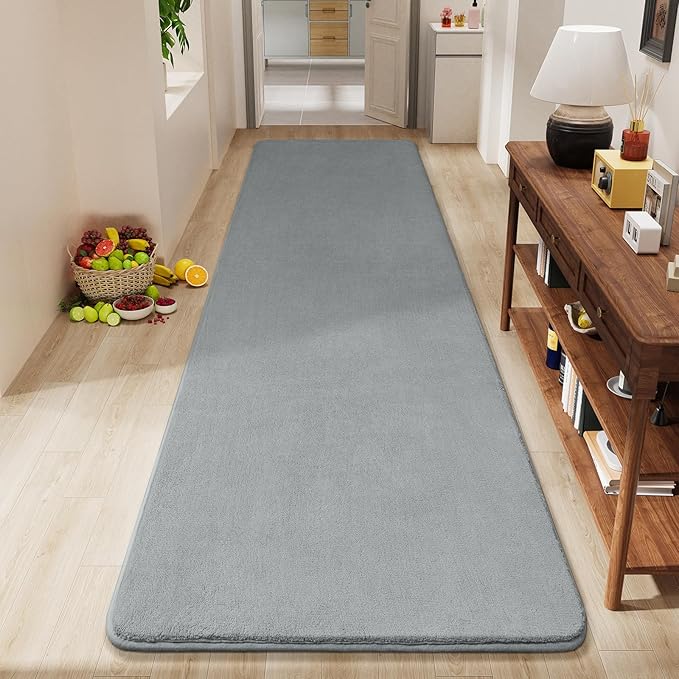 Amearea Modern Soft Hallway Runner Rug, 3x10 Feet Washable Long Runner Rugs - Image 2