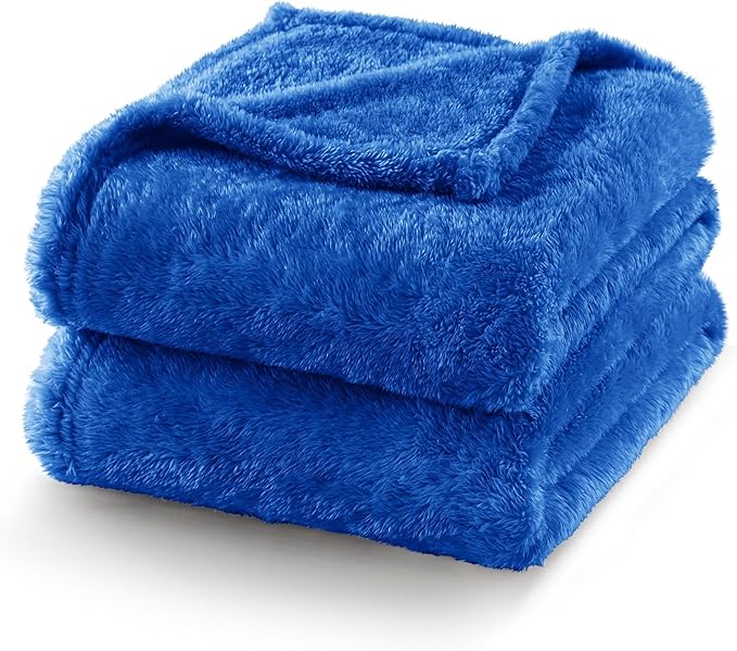 Exclusivo Mezcla Plush Fuzzy Fleece Bed Blanket Twin Size, Super Soft, Fluffy - Image 7