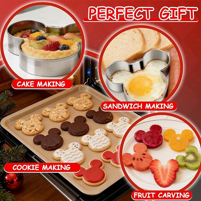 Mouse Cookie Cutter Sandwich Cutters - Image 2