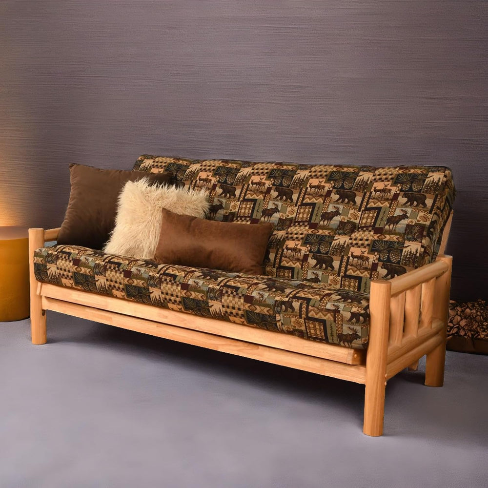 Futon Cover Only UpNorth Premium Fabric Collection Fits 6-8 inch Futon Mattre...