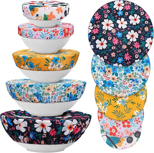 10 Pack Cloth Bowl Covers for Bread Rising by CHENGU