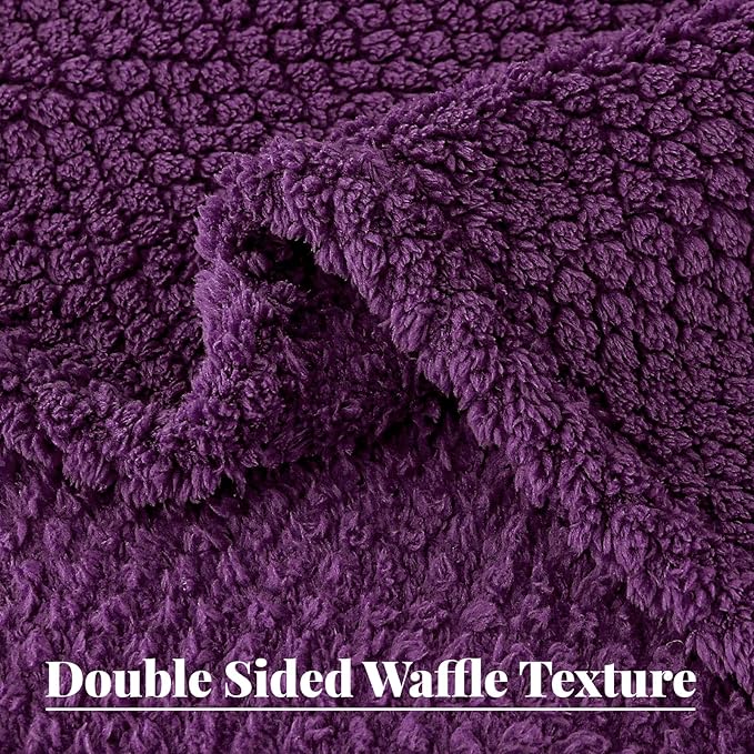 Whale Flotilla Queen Size Fuzzy Fleece Blanket - Image 6