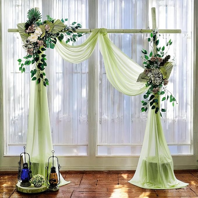 MDS Halloween Chiffon Draping Fabric - 1 Panel, 30" Wide x 50ft Long - S...