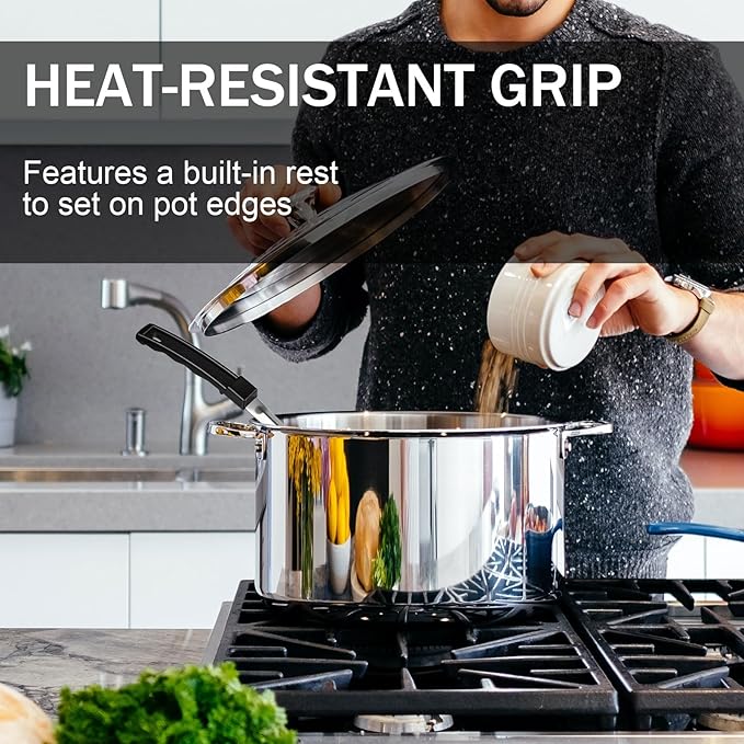 6 Ounce Solid Stainless Steel Portion Control Ladle Spoon - Image 5