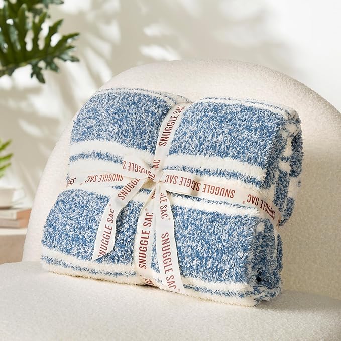 Snuggle Sac Knitted Throw Blanket - Image 5