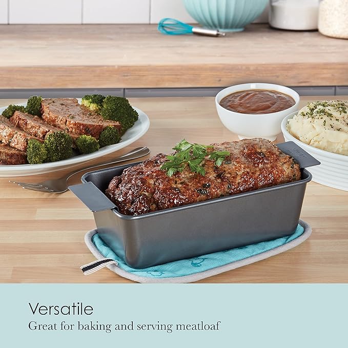 Chicago Metallic 2-Piece Healthy Meatloaf Pan - Image 2