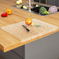 JJL Acrylic Cutting Board with Counter Lip, 16 x 12.5 Inches, and Vegetables by Unknown