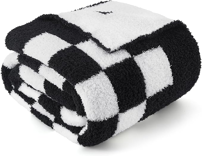 Bedsure GentleSoft Checkered Twin Blanket - Image 7