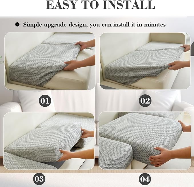 Sofa Covers Couch Covers for Sofa Pet Friendly Couch Cushion Covers Universal - Image 6