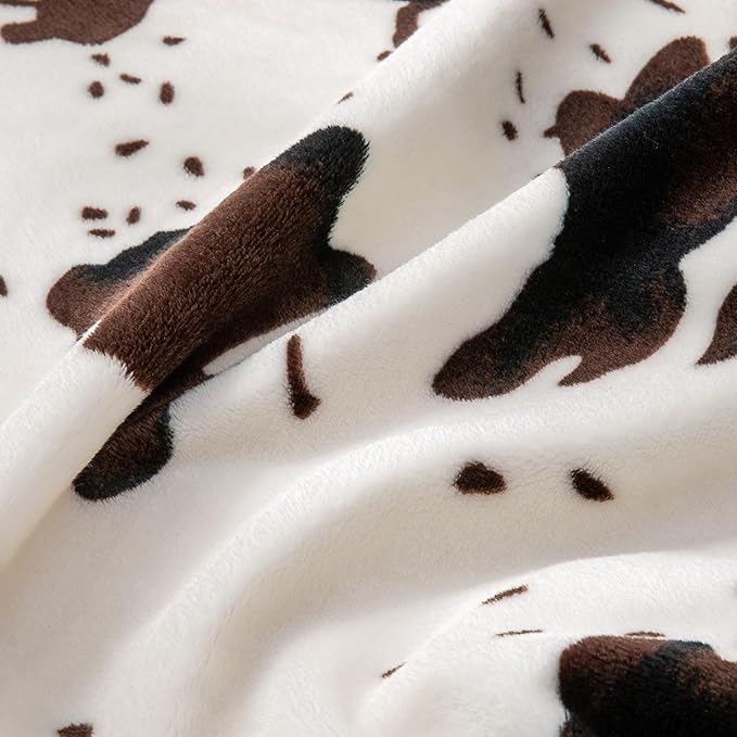 BEDELITE Cow Print Throw Blanket Twin Size - Image 4