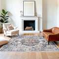 5x7 Living Room Area Rugs: Washable Non-Slip Stain Resistant Rug by HYHAOYUNLAI