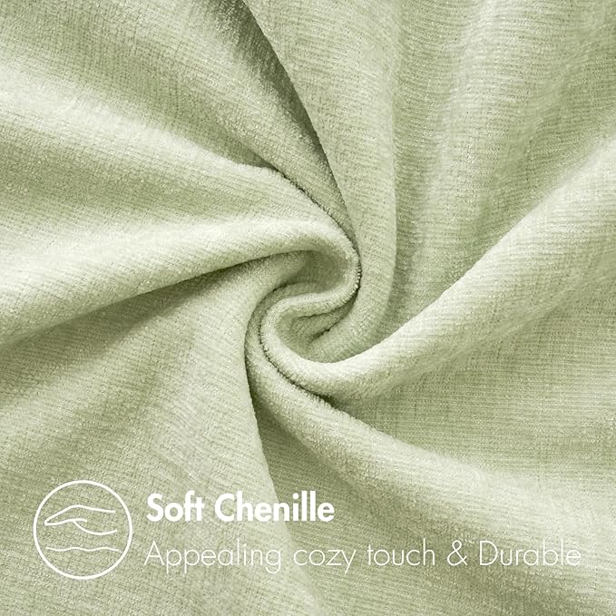 MIULEE Pack of 2 Spring Light Green Couch Throw Pillow Covers 18x18 Inch Soft - Image 2